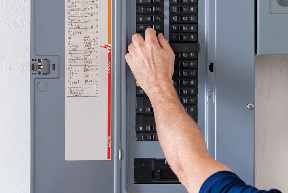 electrical panel electrician circuit breakers