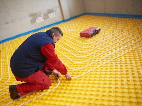 radiant heat flooring